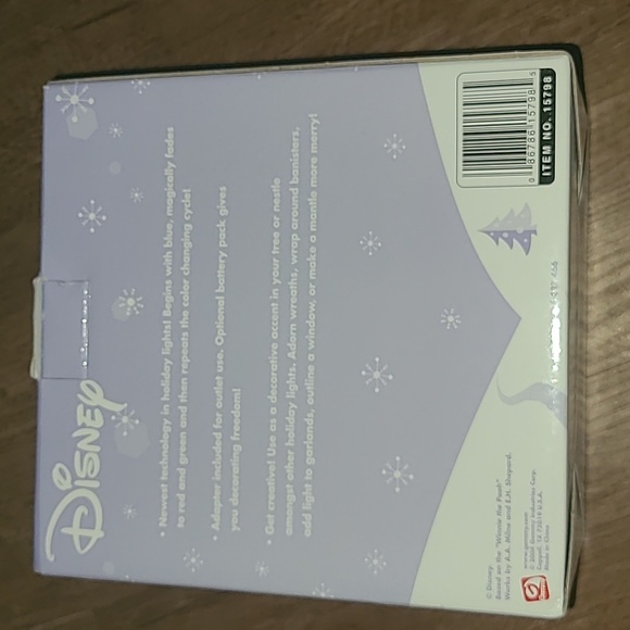 Disney Winnie the Pooh and Friends Christmas Color Changing Ball Lights Gemmy - Picture 6 of 6